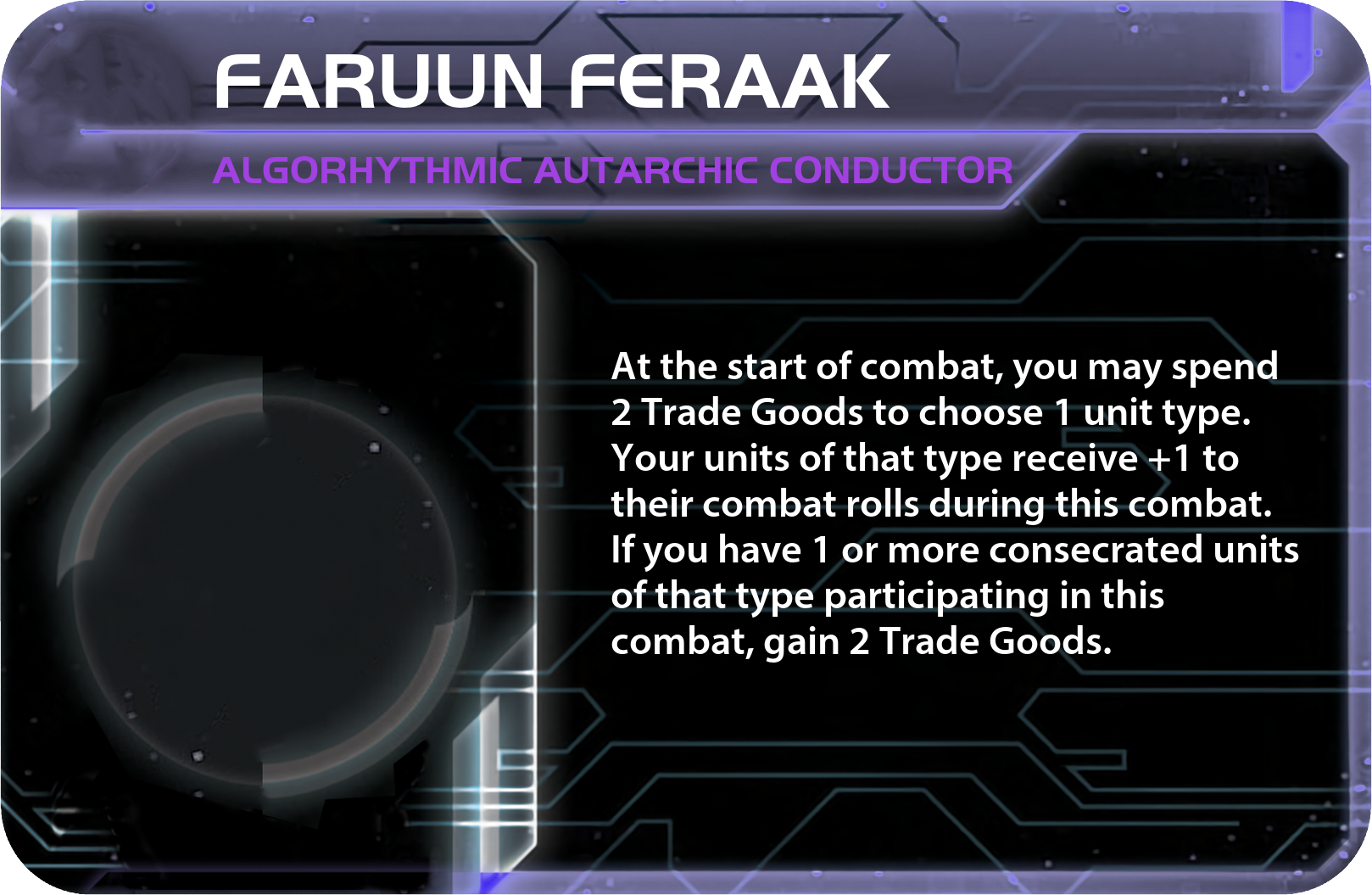 Faruun Feraak Card