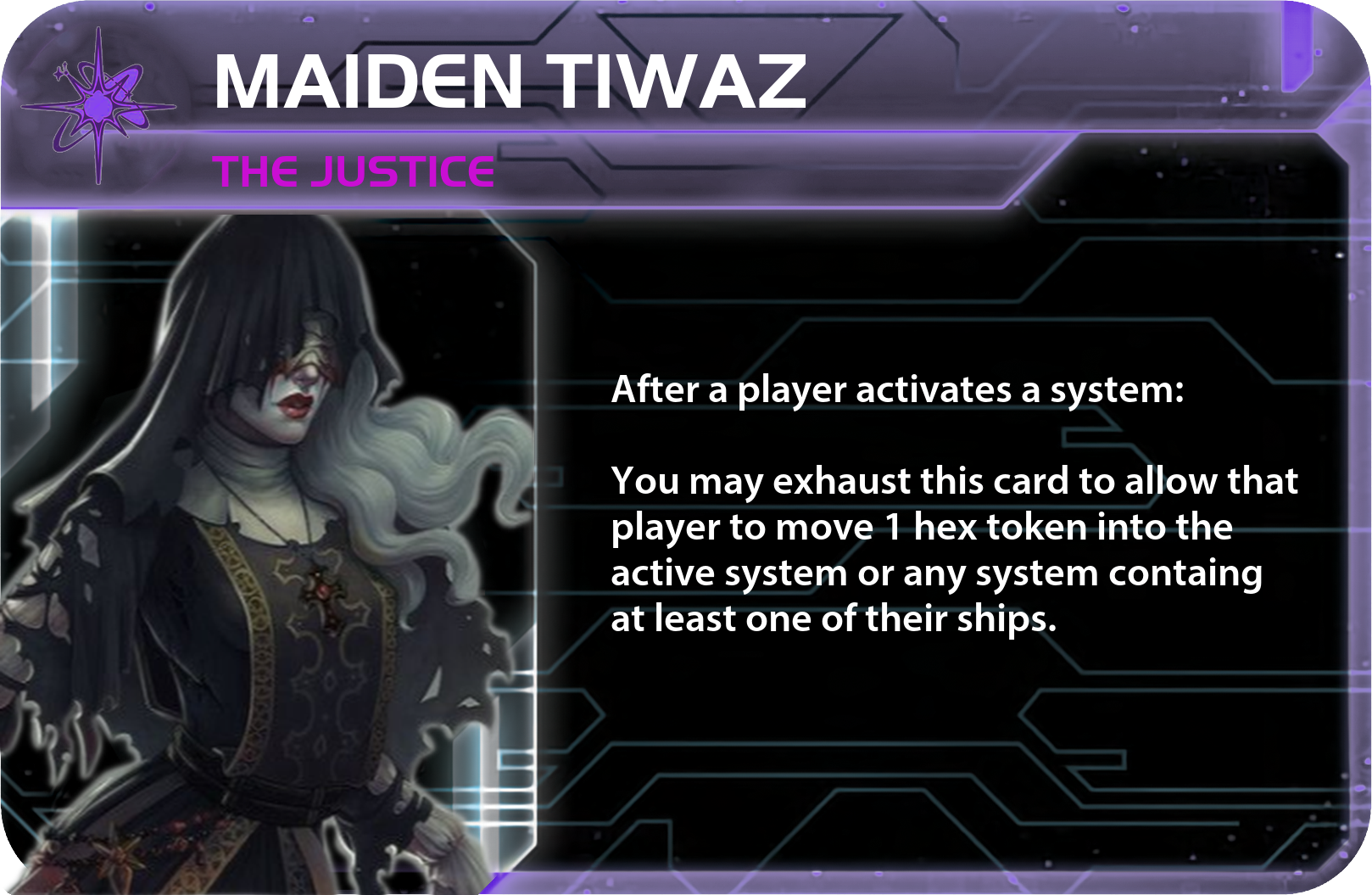 MAIDEN TIWAZ Card